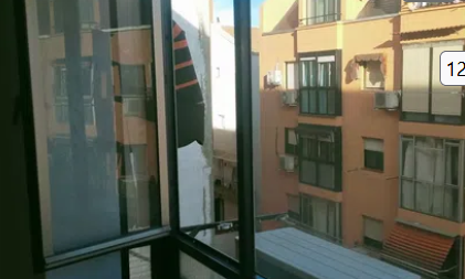 Vistas desde el balcón al barrio